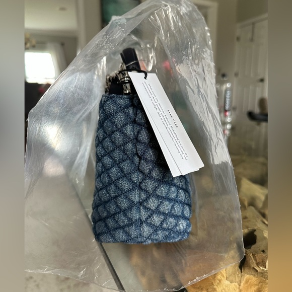 ‼️RARE‼️🎸REBECCA MINKOFF🎸✨EDIE DIAMOND-QUILTED SATCHEL✨
👖💙INDIGO💙👖 - Picture 9 of 10